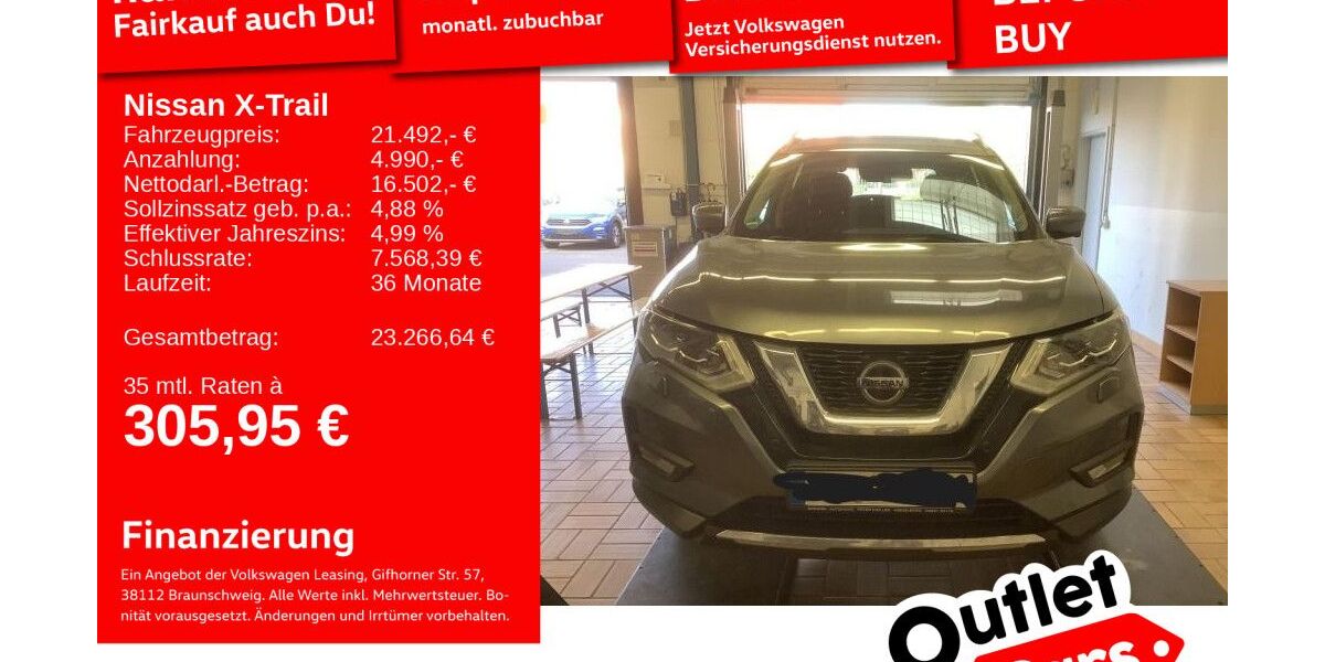 Nissan X-Trail 59.474 km 21.492 € Mannheim 68309