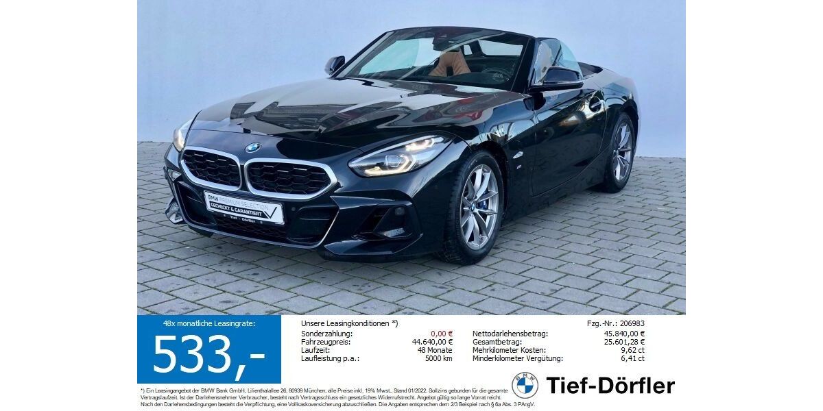 BMW Z4 25.200 km 41.590 &euro; Marktsteft 97342