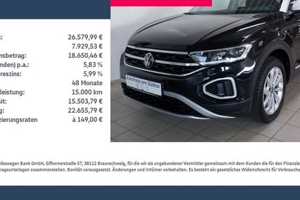 VW T-Roc 23.345 km 26.580 € Rietberg 33397