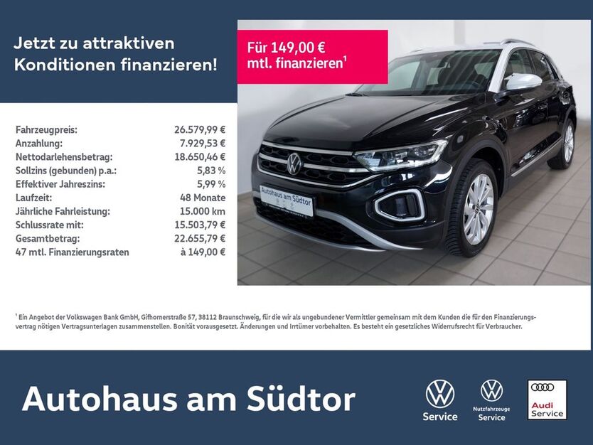 VW T-Roc 23.345 km 26.580 € Rietberg 33397