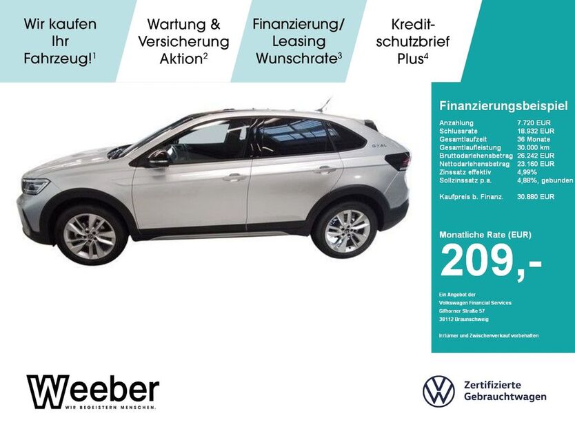 VW Taigo 3.954 km 30.630 € Weil der Stadt 71263