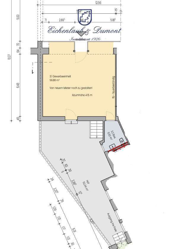Einzelhandel in Saarbrücken 1.800 € 57 m²