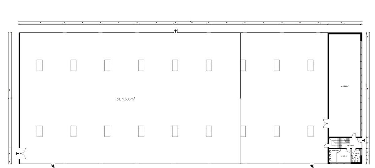 Gepflegte Halle (Teilbar) - optional mit bis zu 150m² Bürofläche zimmer
