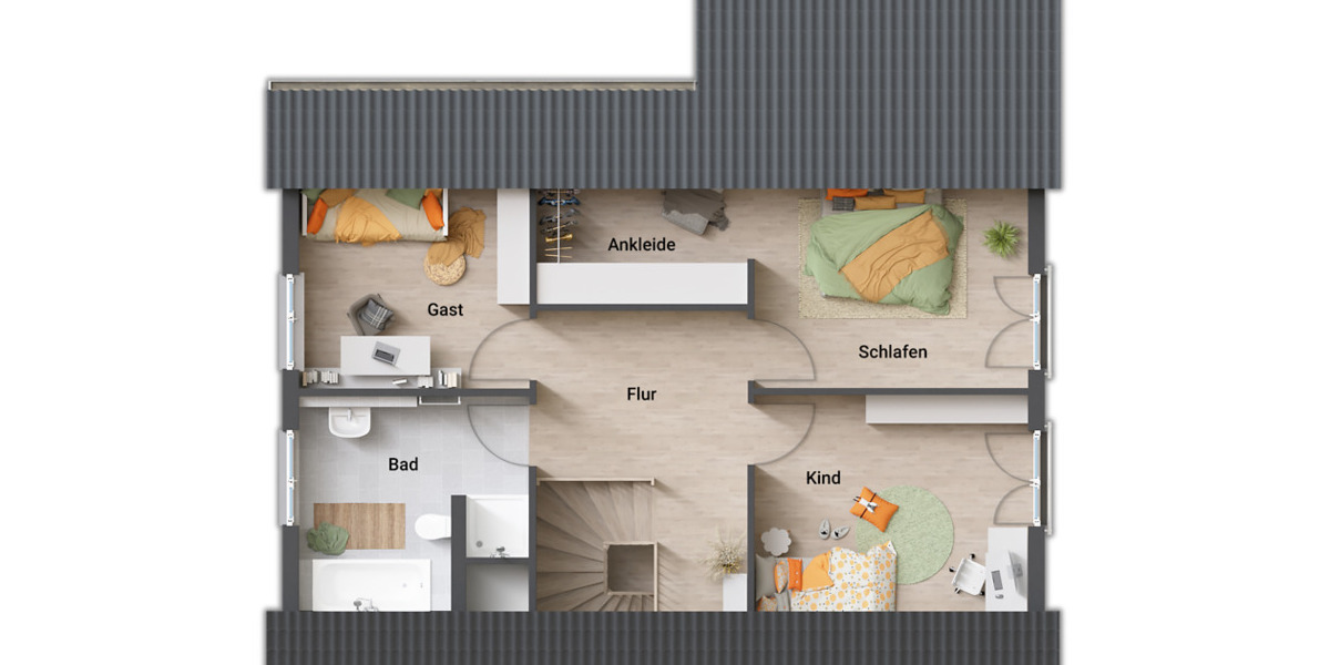Einfamilienhaus Löhne Mennighüffen - 5 Zimmer, 142 m&sup2;, 373.750&euro; | Angebot:25707030