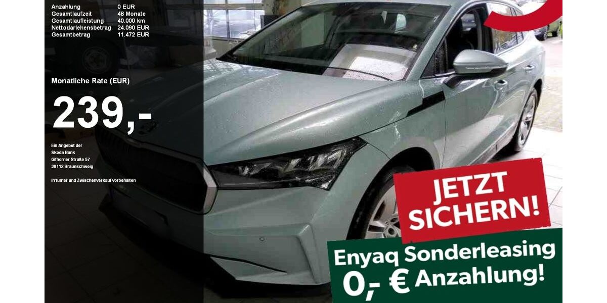 Skoda Enyaq 22.600 km 23.240 &euro; Wackersdorf 92442