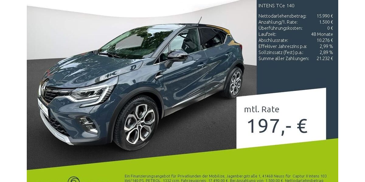Renault Captur 10.062 km 17.490 &euro; Borken 46325