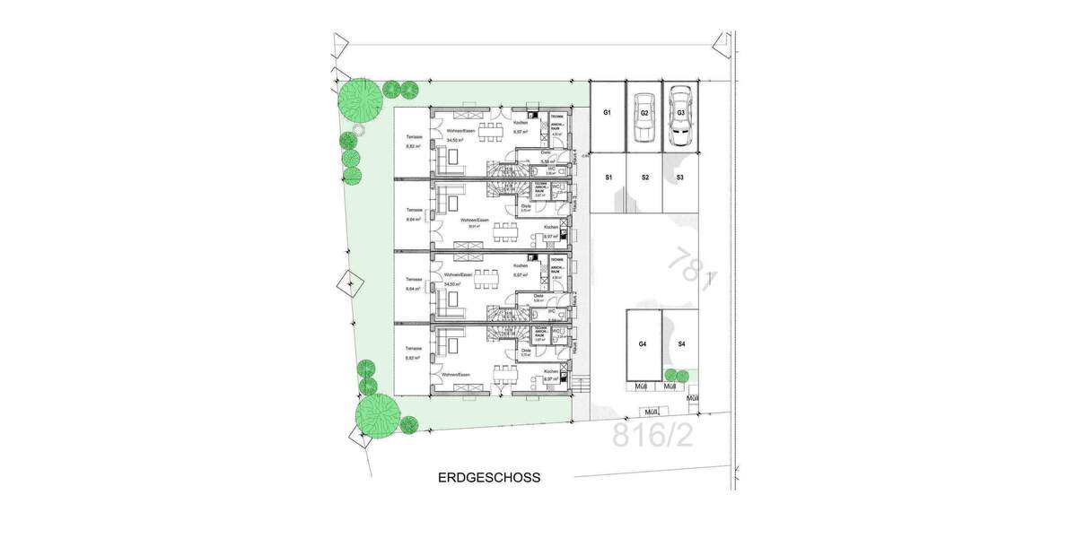 Reihenmittelhaus Ingolstadt Niederfeld - 4 Zimmer, 118 m&sup2;, 574.000&euro; | Angebot:25729939