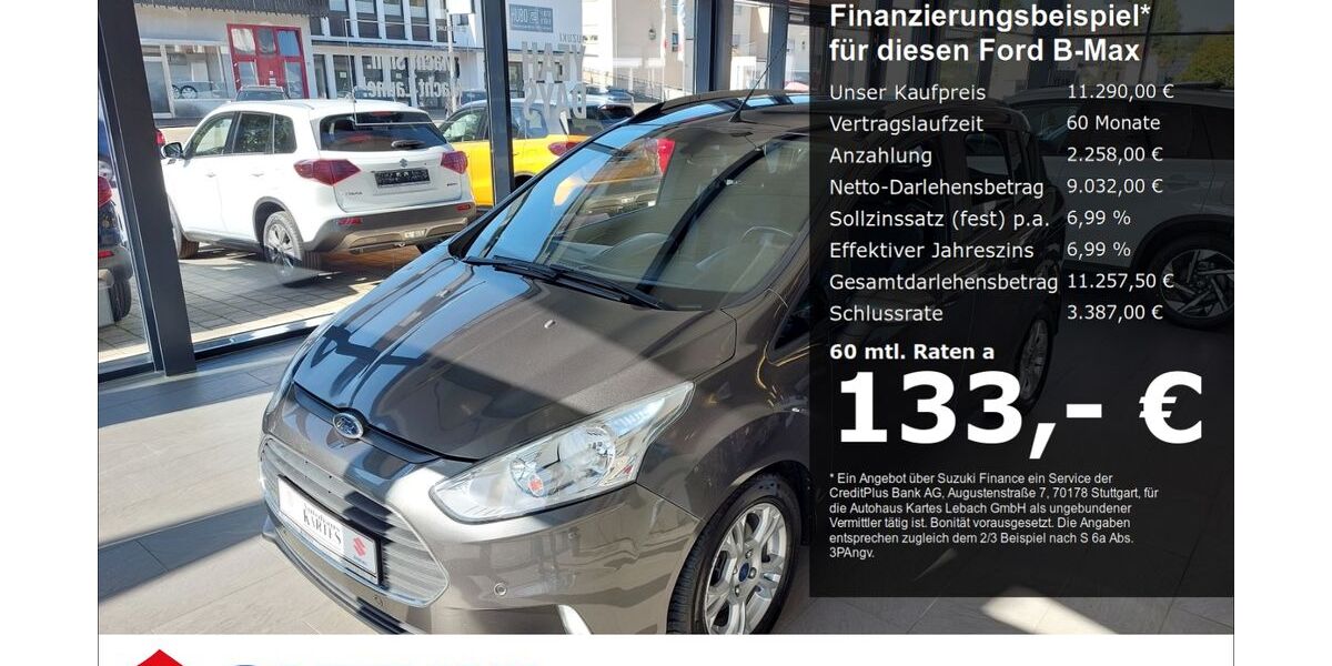 Ford B-Max 74.089 km 11.290 &euro; Lebach 66822