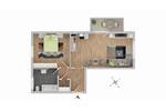 Etagenwohnung Burglengenfeld - 2 Zimmer, 54 m&sup2;, 189.000&euro; | Angebot:26875736