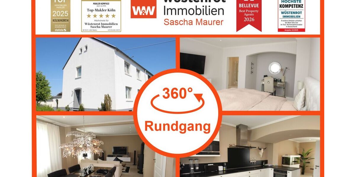 3D: Stilvolles Wohnjuwel in der Innenstadt: kernsaniert, möbliert, bezugsfertig - Doppelhaushälfte Geilenkirchen | Angebot:26818349
