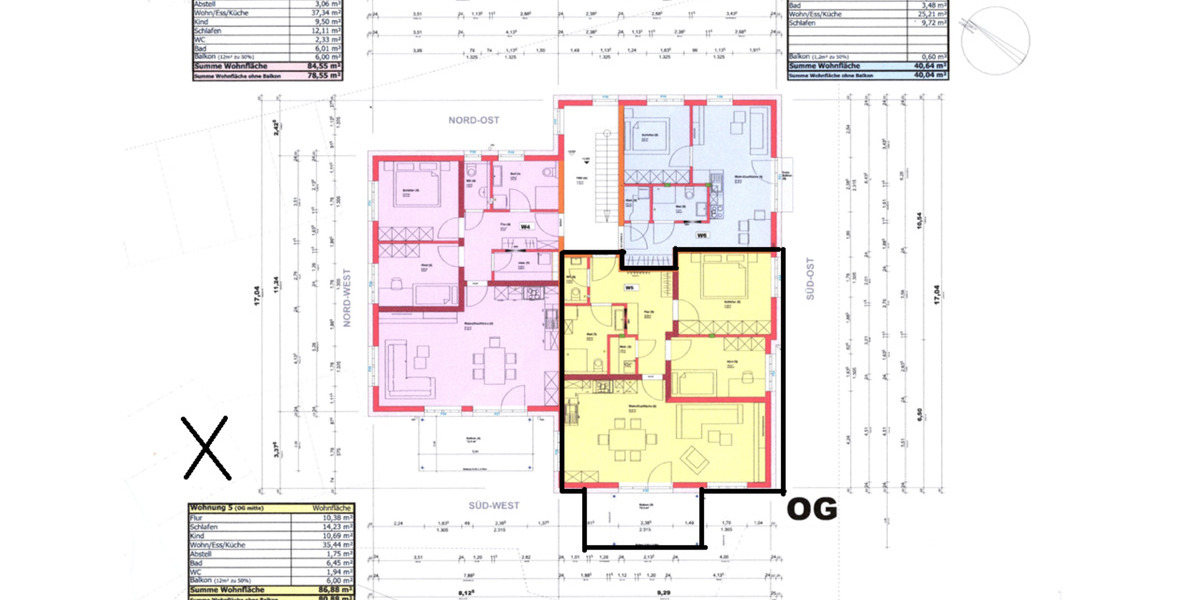 Etagenwohnung Bad Buchau - 3.5 Zimmer, 87 m&sup2;, 1.005&euro; | Angebot:25715178