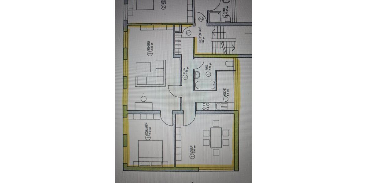 Hochparterre Schopfheim - 3 Zimmer, 74 m&sup2;, 190.000&euro; | Angebot:26682479