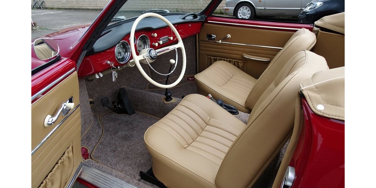 VW Karmann Ghia Cabrio vollständig restauriert 1.200 km 59.990 &euro; Rodgau 63110