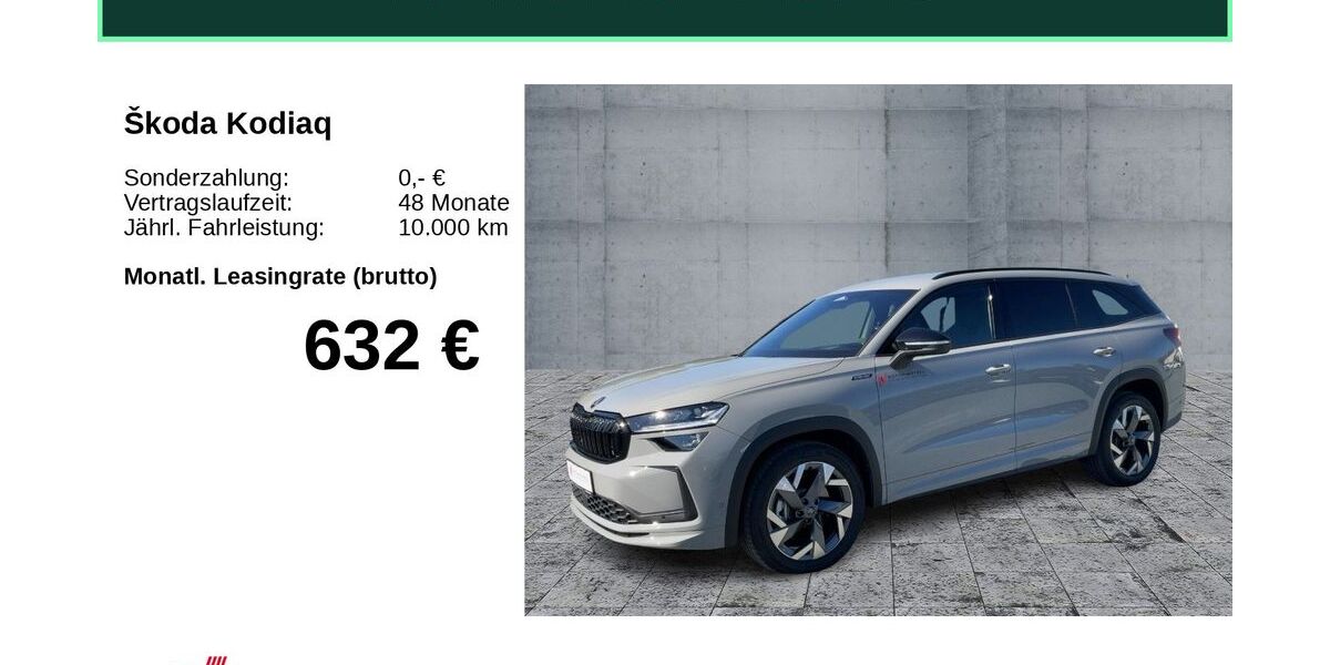 Skoda Kodiaq 4.500 km 54.570 &euro; Hof 95030