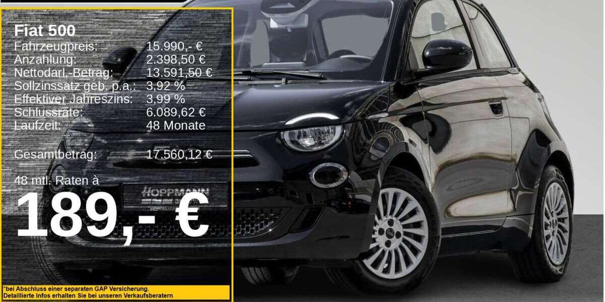 Fiat 500e 26.635 km 15.990 &euro; Siegen 57072