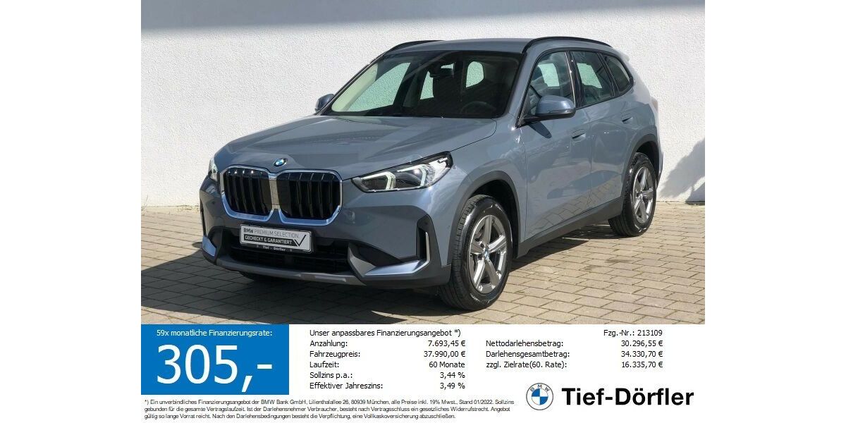 BMW X1 9.460 km 37.250 &euro; Marktsteft 97342
