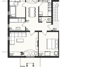 Wohnung Hechingen - 3 Zimmer, 82 m&sup2;, 880&euro; | Angebot:24864796