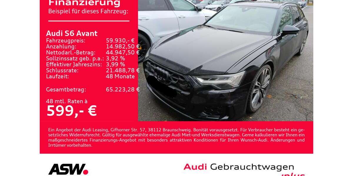 Audi S6 32.300 km 59.930 &euro; Heilbronn 74074