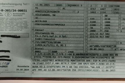 VW Passat Variant 84.000 km 18.000 &euro; Brannenburg 83098
