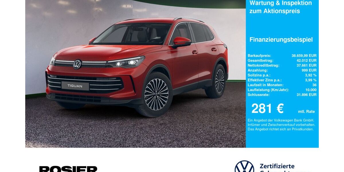 VW Tiguan 16.974 km 38.660 &euro; Menden 58706