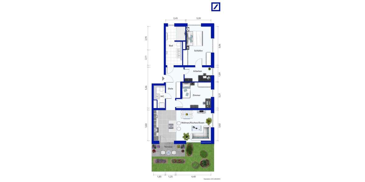 Etagenwohnung Hohen Neuendorf - 3 Zimmer, 94 m&sup2;, 450.000&euro; | Angebot:25686647