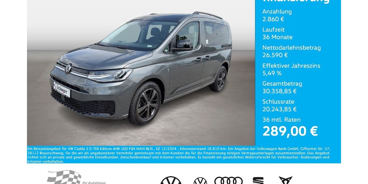 VW Caddy 16.810 km 28.975 &euro; Bernsdorf 09337