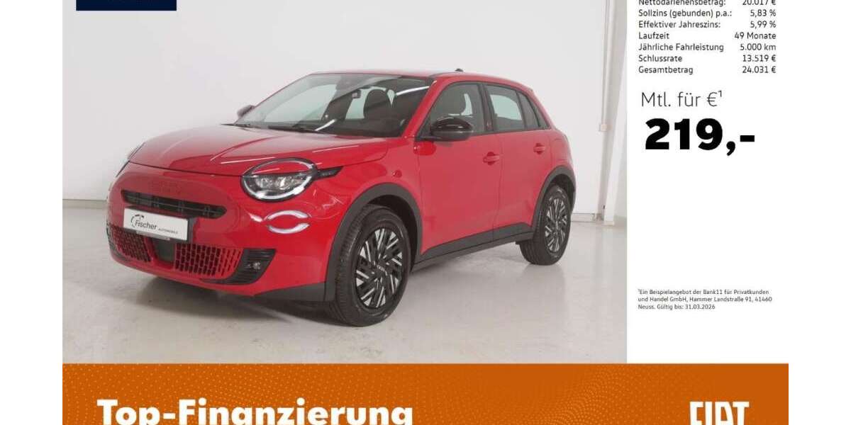 Fiat 600 21.437 km 21.480 &euro; Pilsach 92367