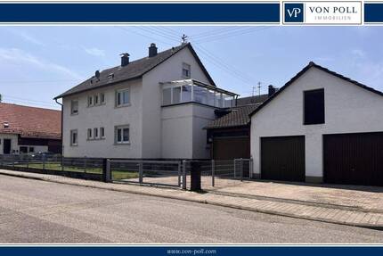 Zweifamilienhaus mit großem Grundstück und Nebengebäude 6 zimmer