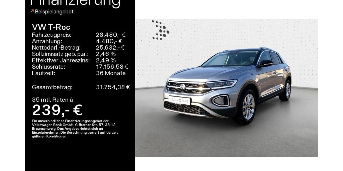 VW T-Roc 3.000 km 28.480 &euro; Bad Kissingen 97688