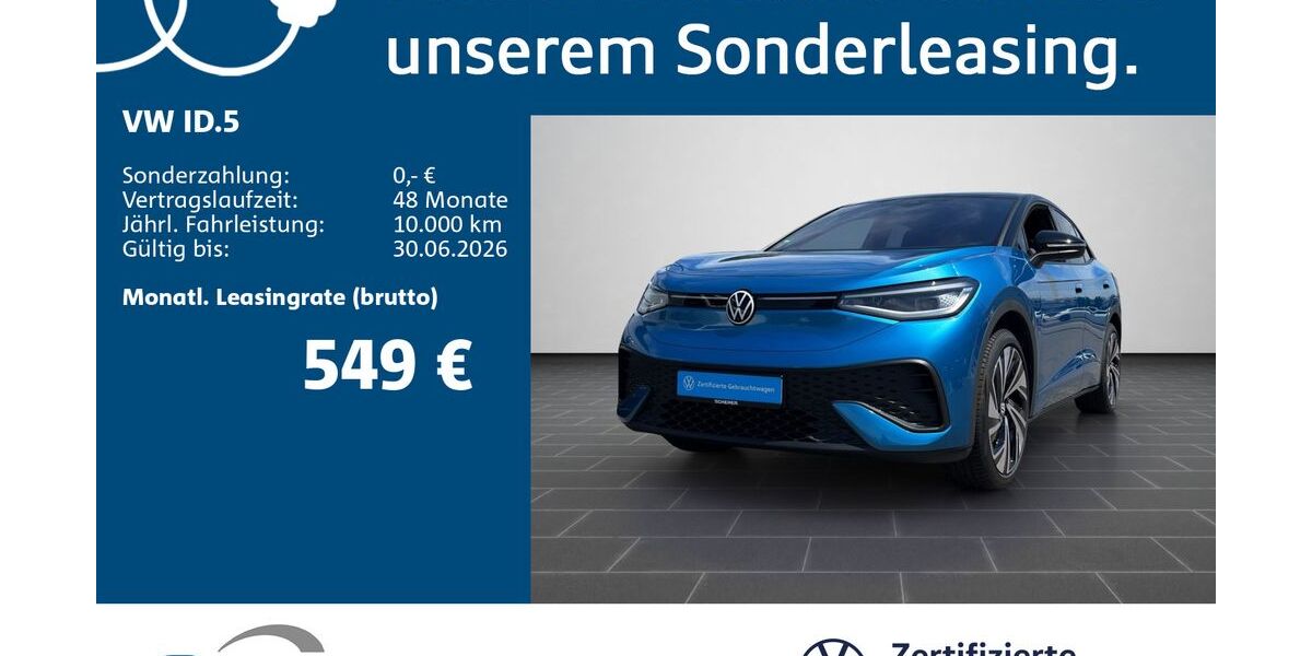 VW ID.5 3.491 km 47.480 &euro; Ludwigshafen 67059