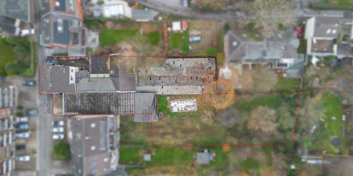 Baugrundstück mit hohem Entwicklungspotenzial in Bestlage in Düsseldorf-Hamm zimmer