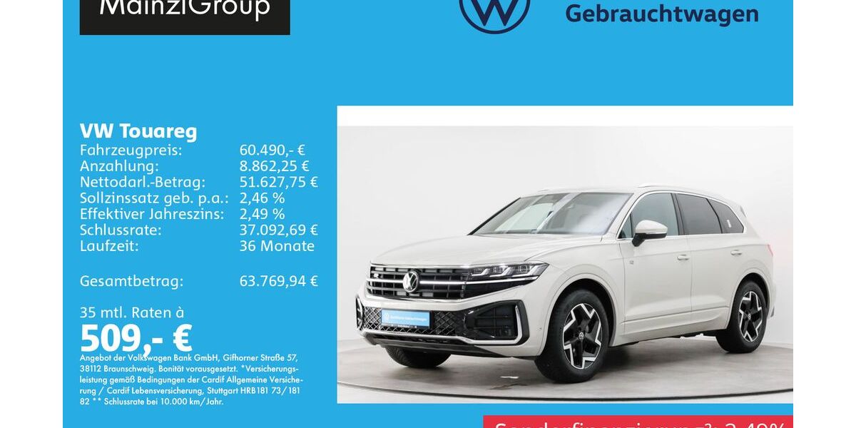 VW Touareg 23.600 km 58.910 &euro; Feldkirchen/Westerham 83620