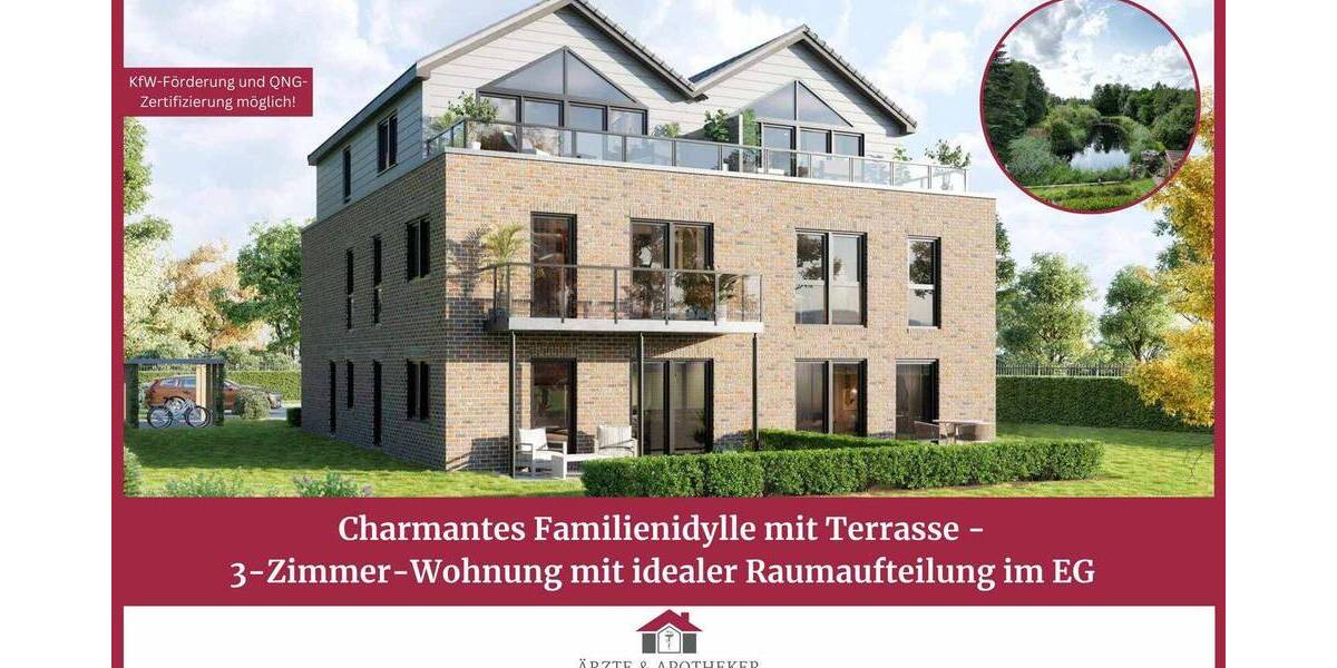 Etagenwohnung Moormerland Neermoor - 2 Zimmer, 78 m&sup2;, 319.000&euro; | Angebot:26841663