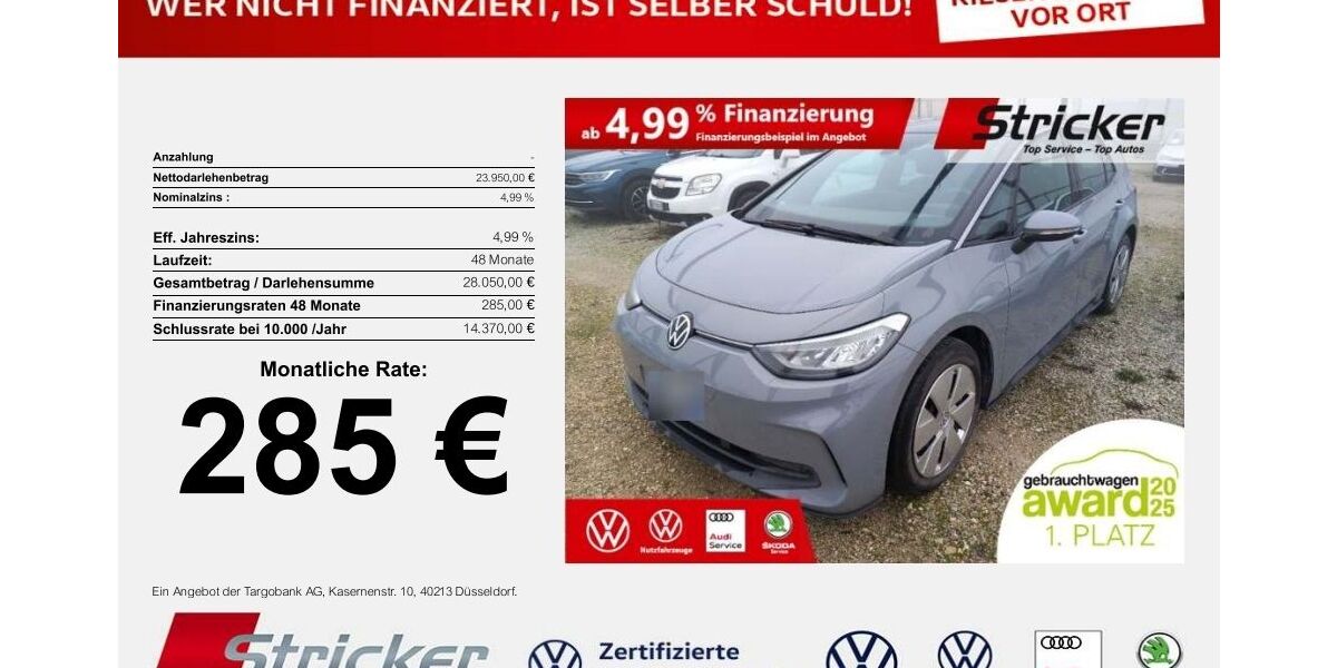VW ID.3 22.864 km 23.939 &euro; Horn-Bad Meinberg 32805