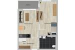 Etagenwohnung Bad Oeynhausen - 2 Zimmer, 48 m&sup2;, 861&euro; | Angebot:22051337
