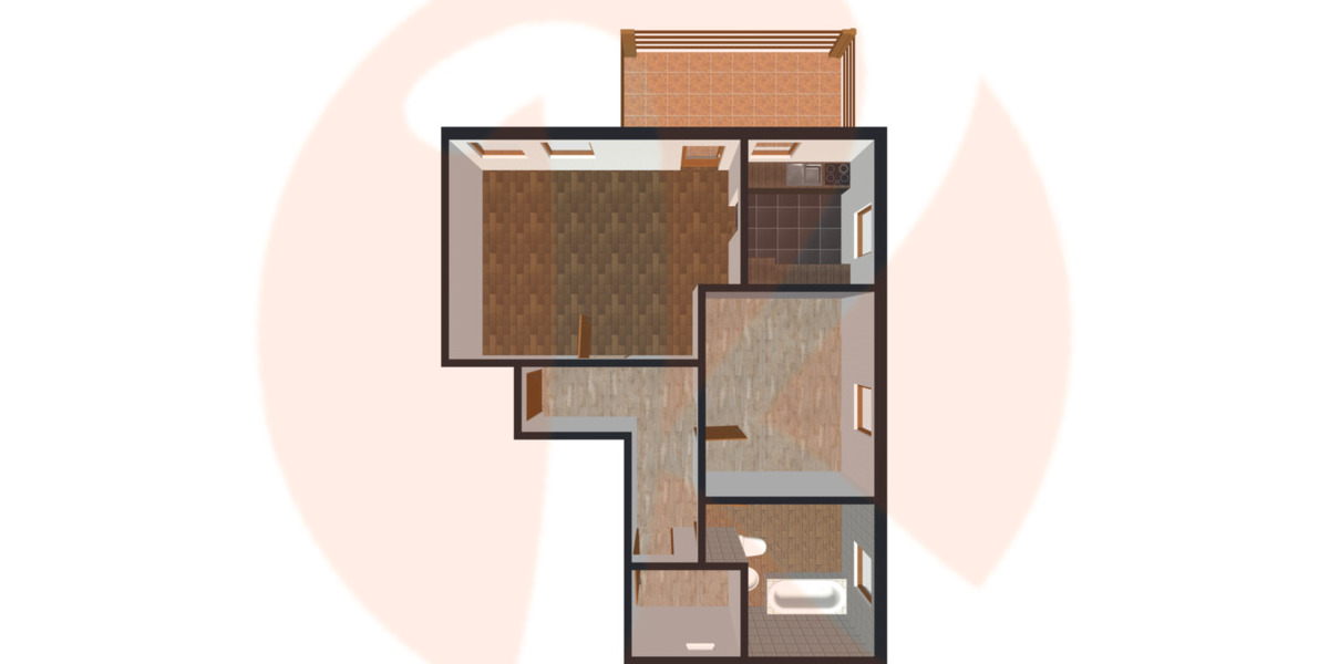 2,5-Zimmer-Wohnung mit Balkon und Carport in Gleußen 2 zimmer