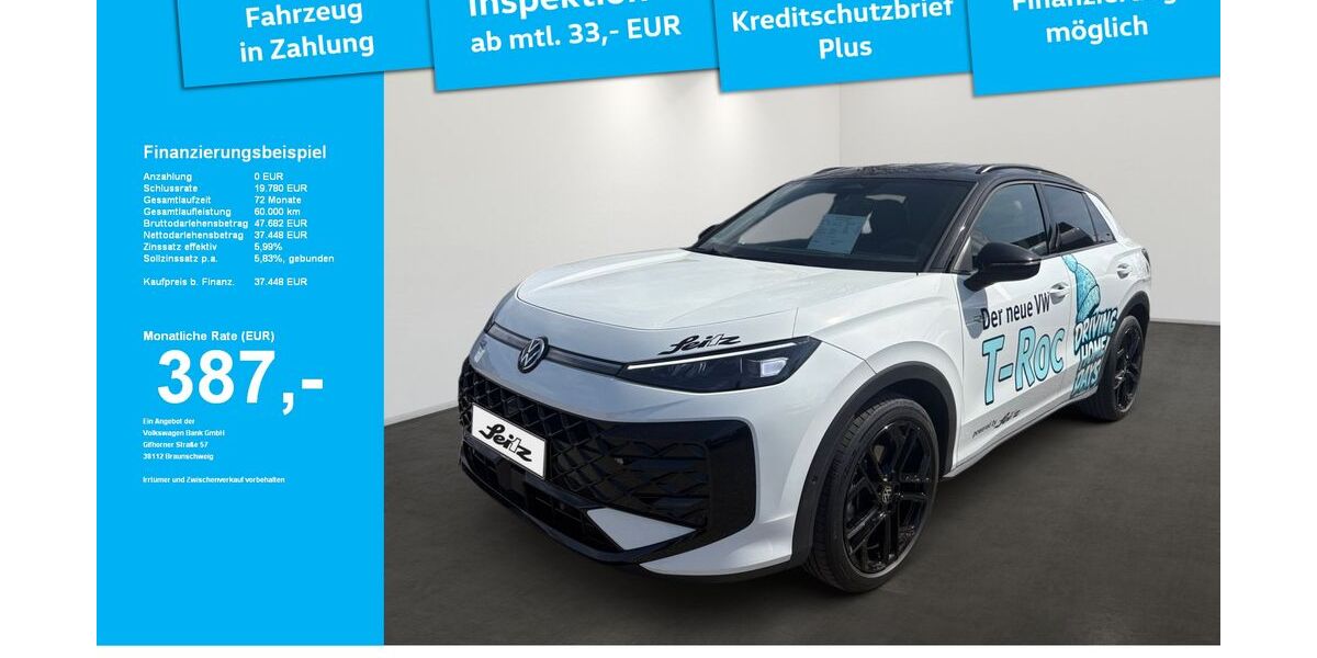 VW T-Roc 14.030 km 36.948 &euro; Weingarten 88250