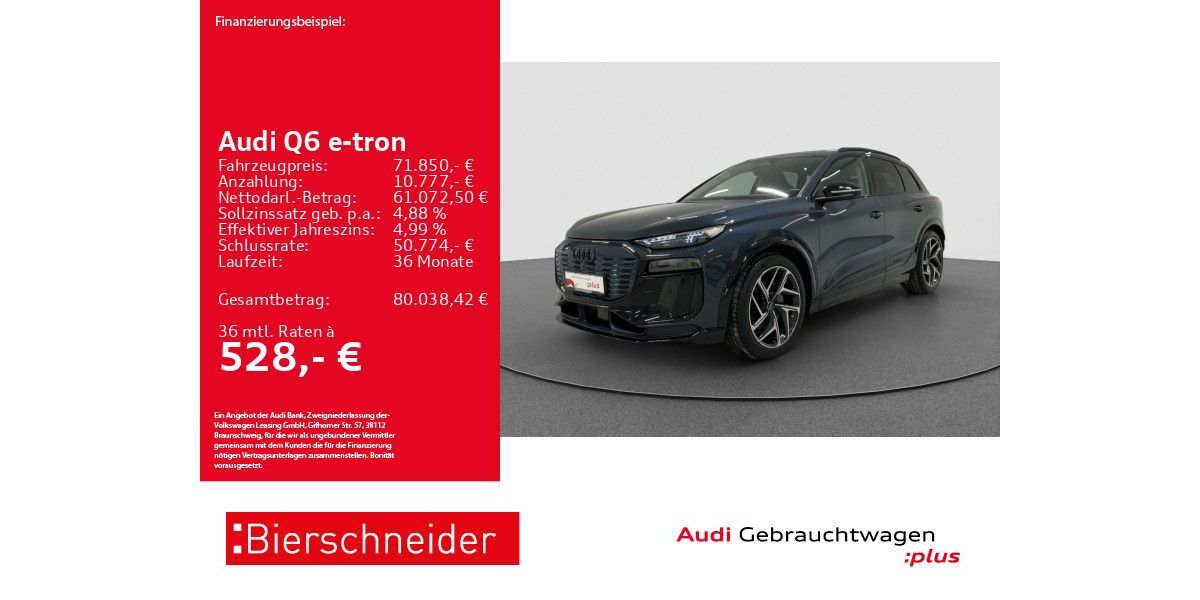 Audi Q6 e-tron 20.367 km 71.850 &euro; Aalen 73431
