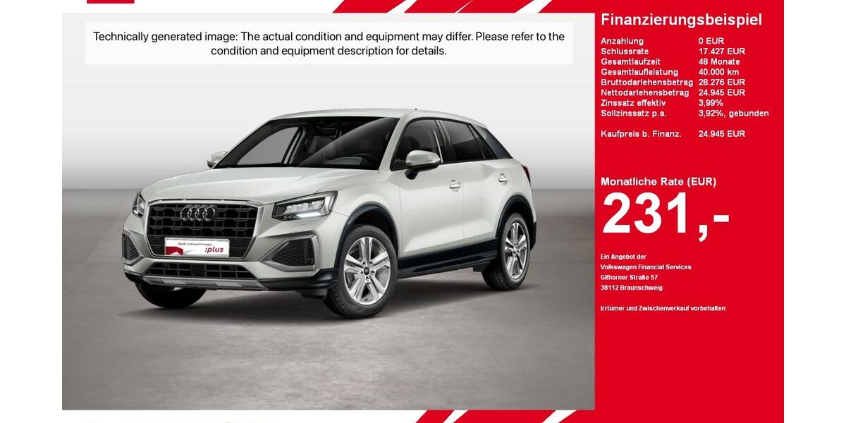 Audi Q2 7.561 km 24.945 &euro; Gütersloh 33330