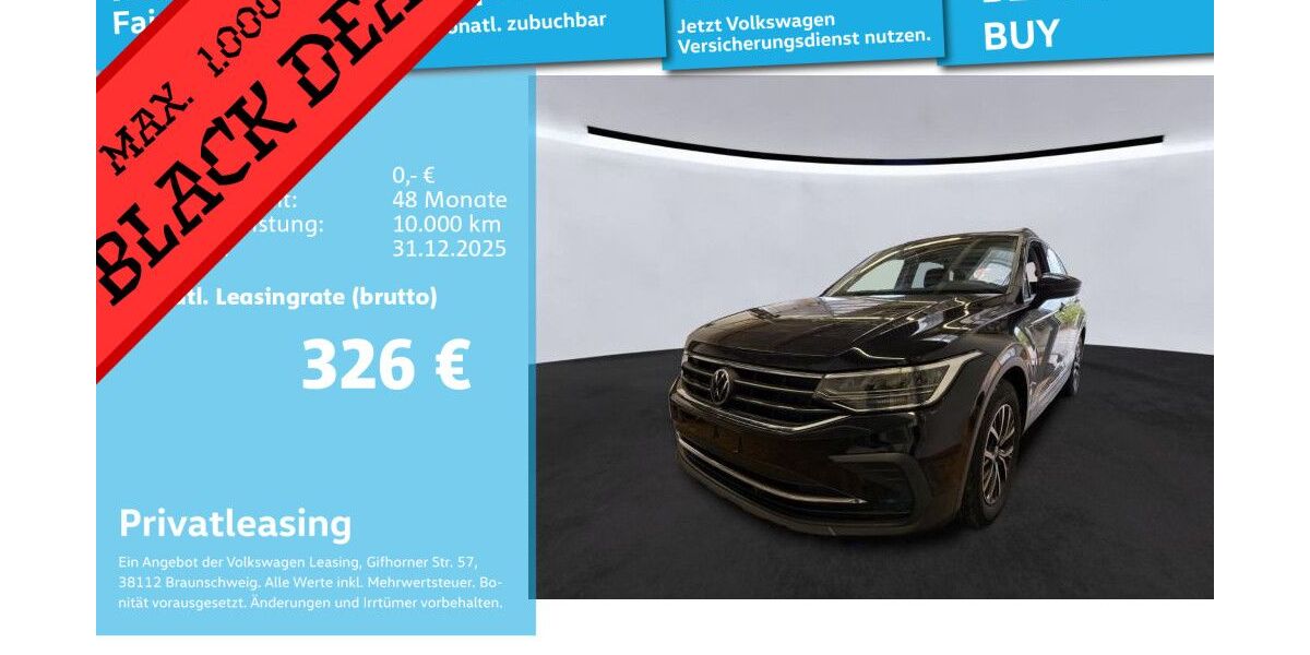 VW Tiguan 66.611 km 25.399 € Mannheim 68309