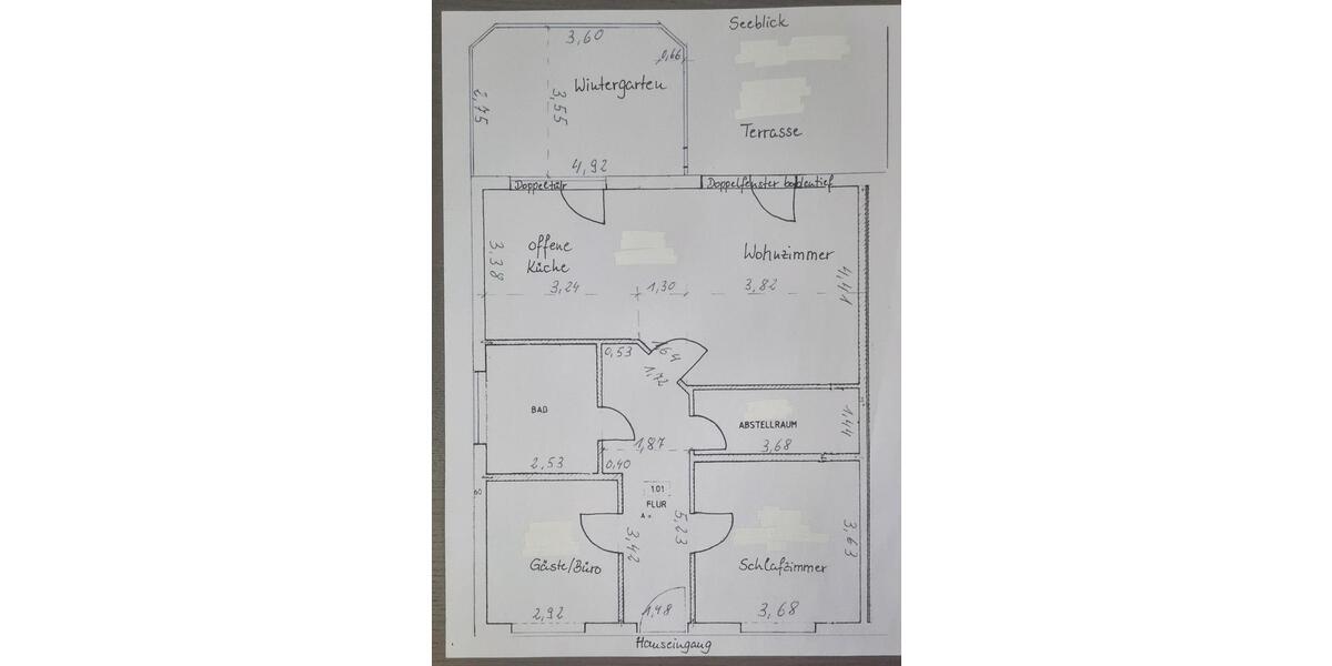 Erdgeschoßwohnung Sternberg - 3 Zimmer, 95 m&sup2;, 970&euro; | Angebot:25645926