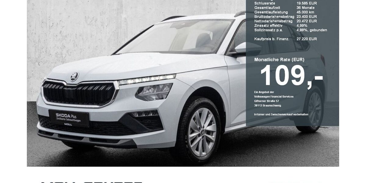 Skoda Kamiq 21.854 km 25.680 &euro; Düsseldorf 40474