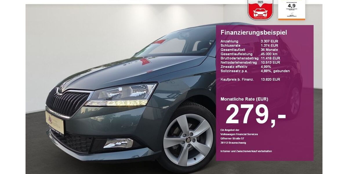 Skoda Fabia 4.200 km 13.820 &euro; Albbruck 79774