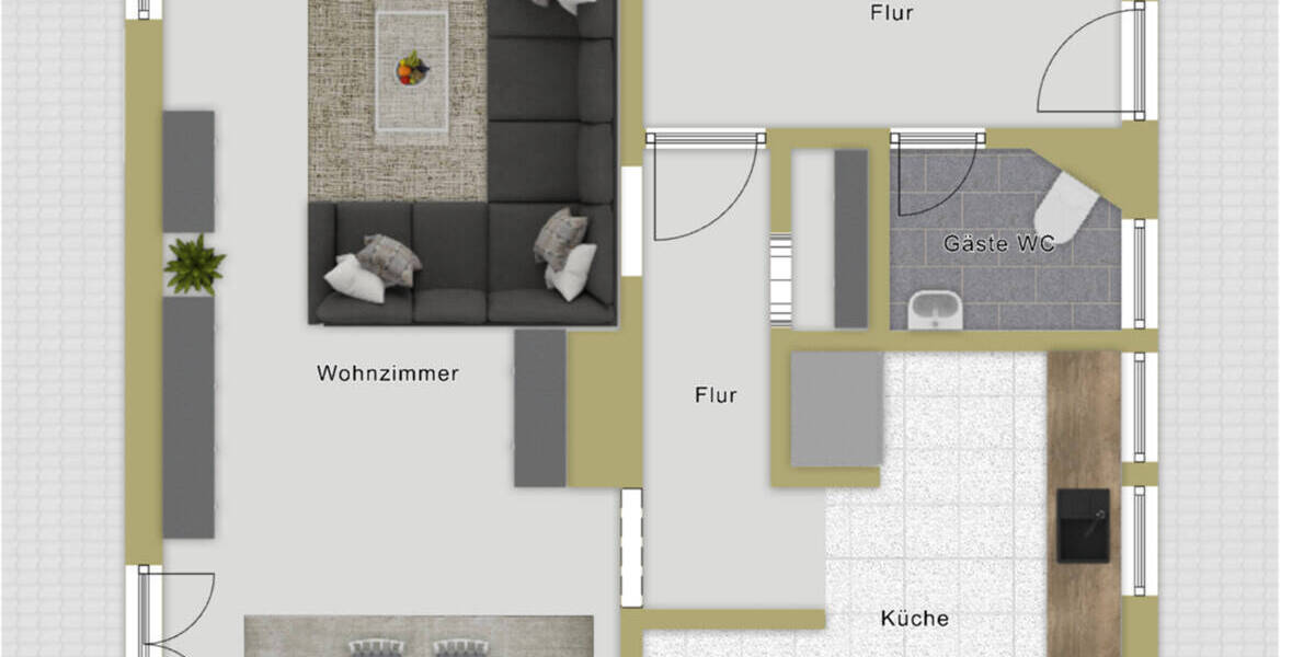 Doppelhaushälfte Biberach - 3 Zimmer, 93 m&sup2;, 299.000&euro; | Angebot:26036932
