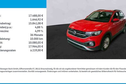 VW T-Cross 35.217 km 17.488 &euro; Mühlhausen/Thüringen 99974