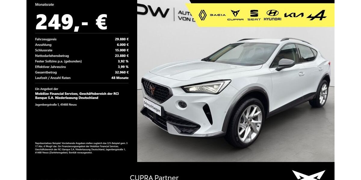 Cupra Formentor 16.900 km 28.980 &euro; Mosbach 74821