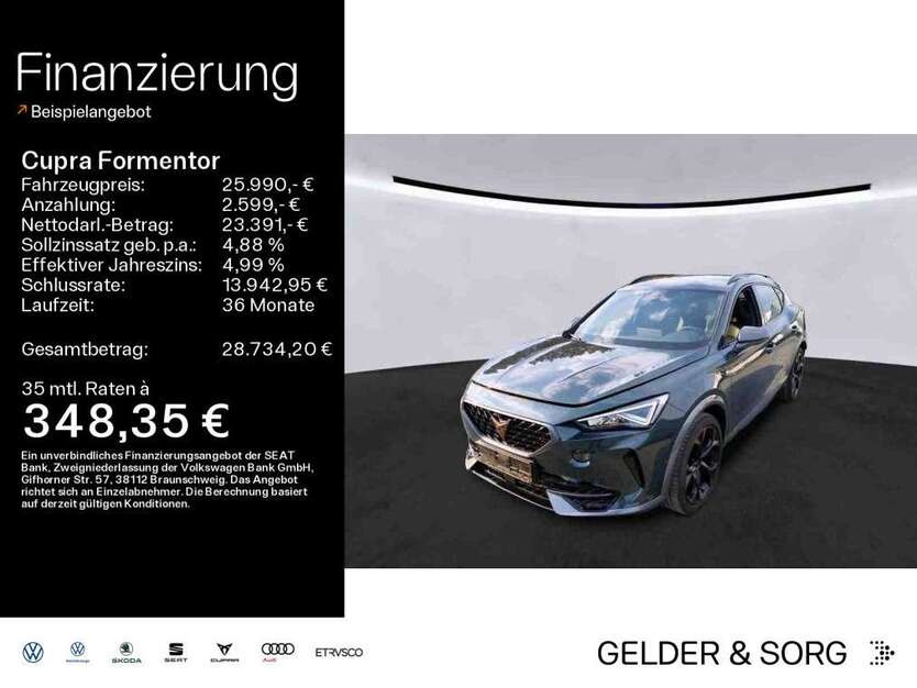 Cupra Formentor 42.900 km 25.990 € Lichtenfels 96215