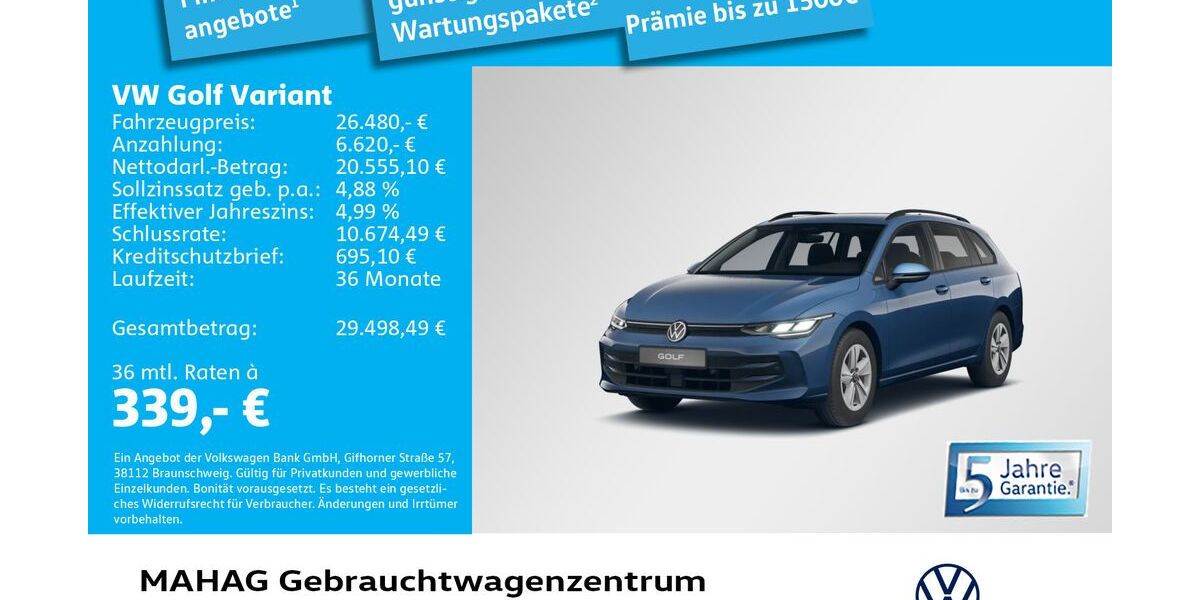 VW Golf 7.952 km 26.480 &euro; München 80935