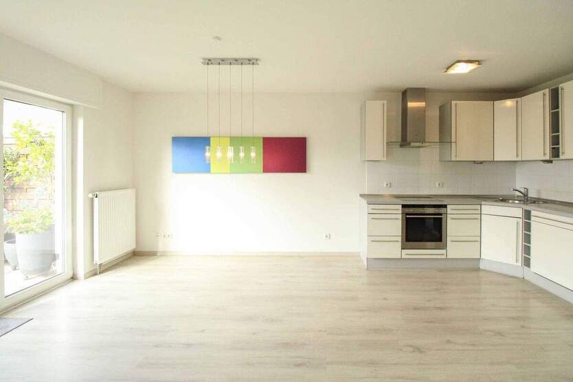 Einzigartige Gartenwohnung in Volmerswerth - nur wenige Schritte zum Rhein 2 zimmer