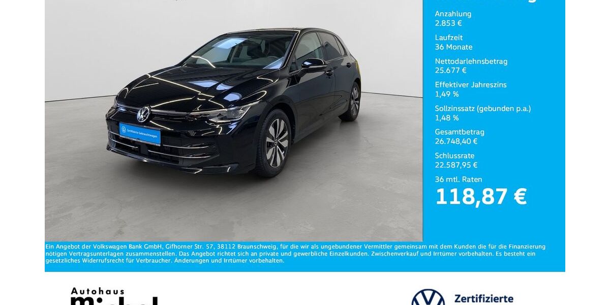 VW Golf 24.500 km 28.530 &euro; Gießen 35394